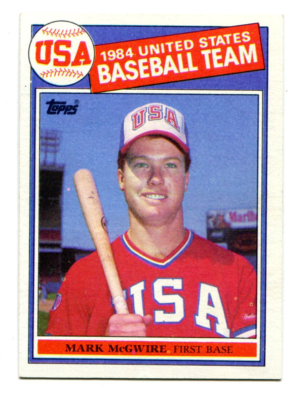 Mark McGwire 1985 Topps #401 Card