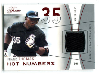 Frank Thomas Fleer 2004 Hot Numbers #DH  Jersey Card 174/175