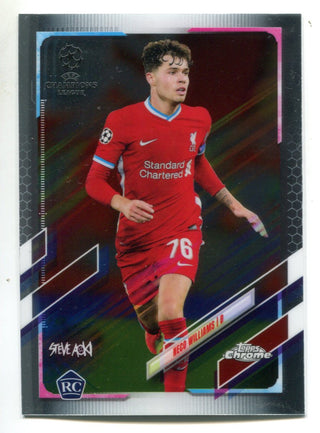 Neco Williams 2021 Topps Chrome UEFA Champions League Steve Aoki #94 RC