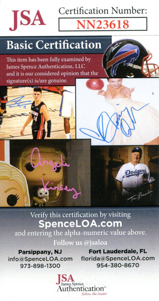 Lefry Gomez Autographed Hall of Plaque Card (JSA)