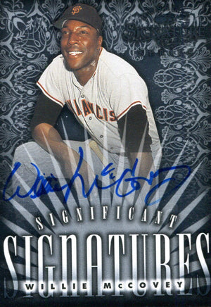 Willie McCovey Autographed Donruss Signature Series#1715/200