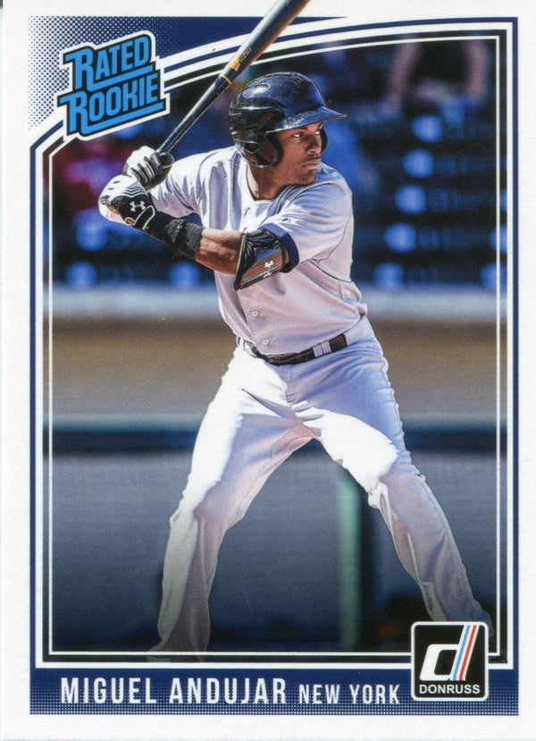 Miguel Andujar 2018 Donruss Rated Rookie Card