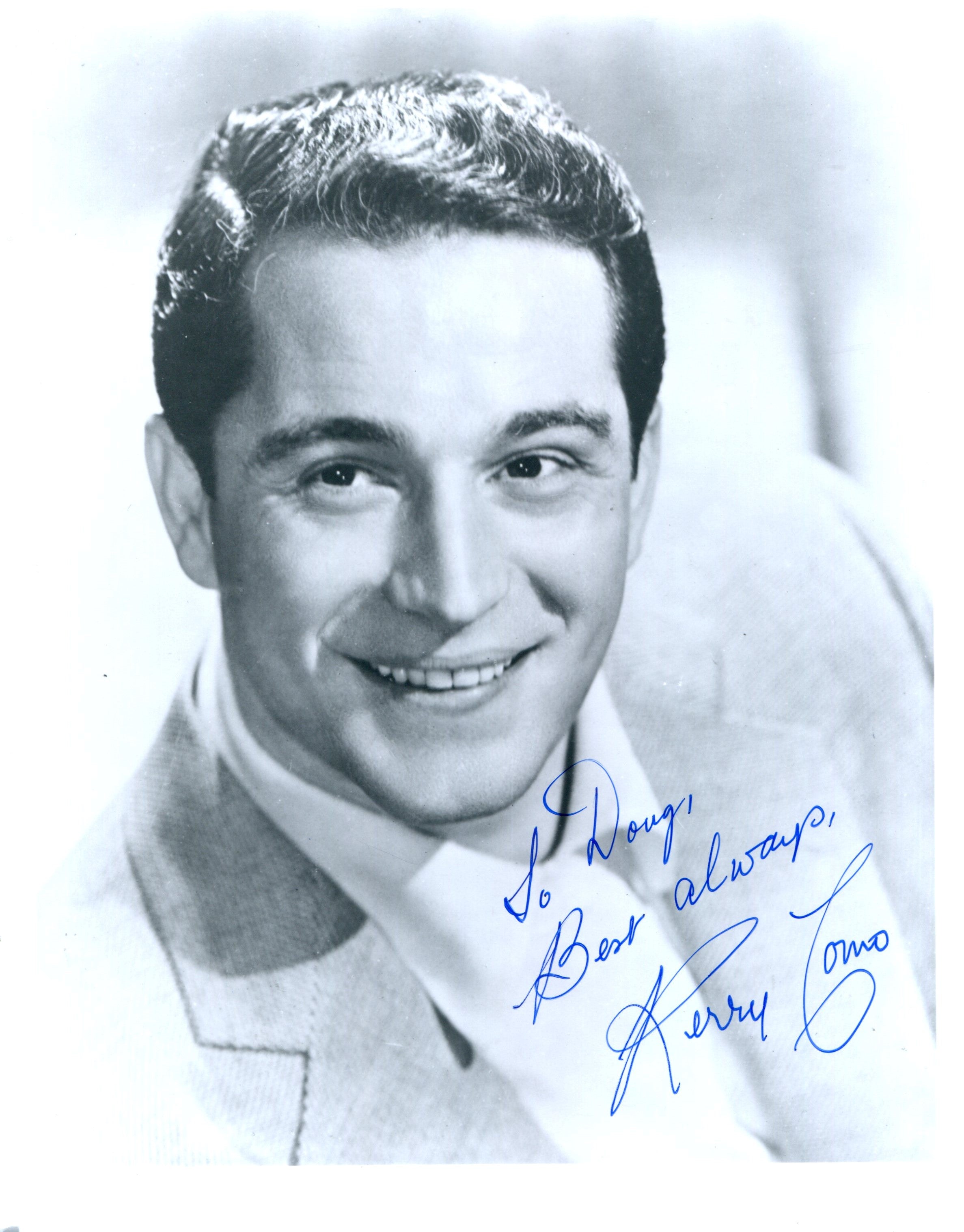 Perry Como Autographed 8x10 Photo | Hollywood Collectibles