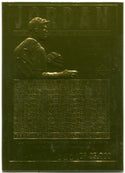 Upper Deck Michael Jordan Gold Foil Sculptured Trading Card /25000