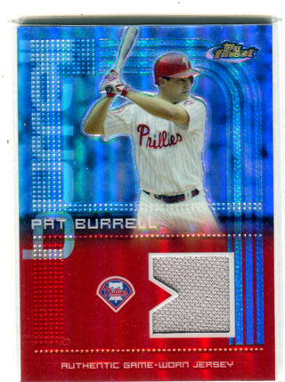 Pat Burrell 2004 Topps Finest #FR-PB Jersey Card