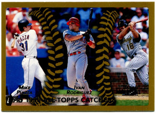 1998 All Topps Catchers Mike Piazza Ivan Rodriguez Jason Kendall