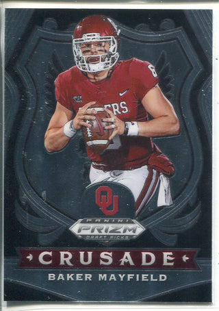 Baker Mayfield 2020 Panini Prizm Draft Picks Crusade Card