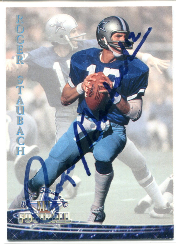 Roger Staubach Autographed 1994 Ted Williams Card