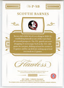 Scottie Barnes 2021 Panini Flawless Collegiate Rookie Patch Card #P-SB
