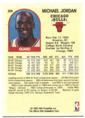 Michael Jordan NBA Hoops 1989