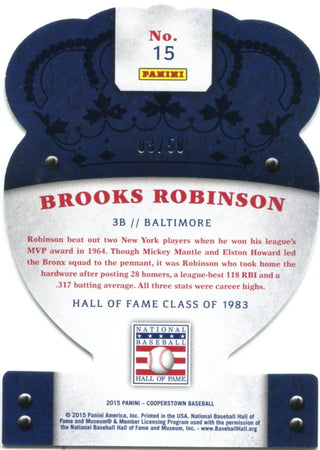 Brooks Robinson Panini Cooperstown Baseball Crown Royale