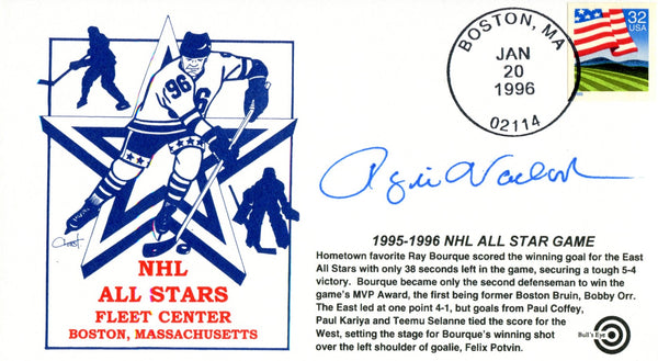 Rogie Vachon Autographed 1st Day Cover