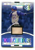 Shannon Stewart 2001 Donruss Dominators #DM13 Bat Card