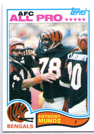 Anthony Munoz 1982 Topps AFC All Pro Card
