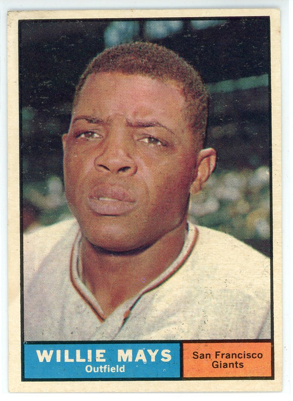 Willie Mays 1961 Topps Card #150