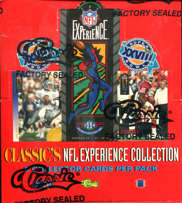 1994 Classic NFL Experience Collection 8 Collector Cards Per Pack Sealed