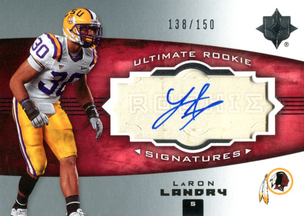 LaRon Landry Autographed 2007 Upper Deck Ultimate Collection Rookie Card