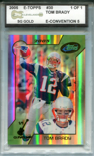 Tom Brady 2005 E-Topps Card