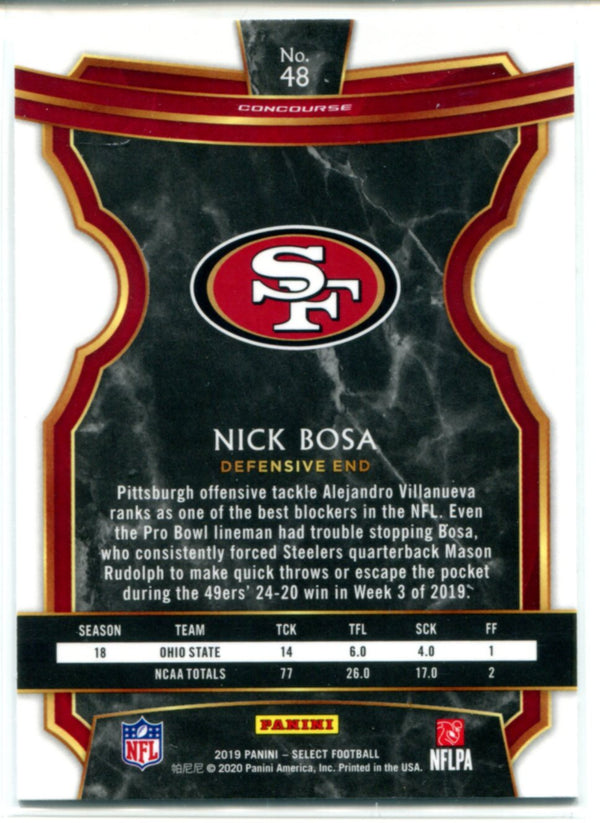 Nick Bosa 2019 Select Rookie Card