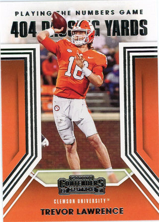 Trevor Lawrence 2021 Panini Contenders Draft Picks Rookie Card