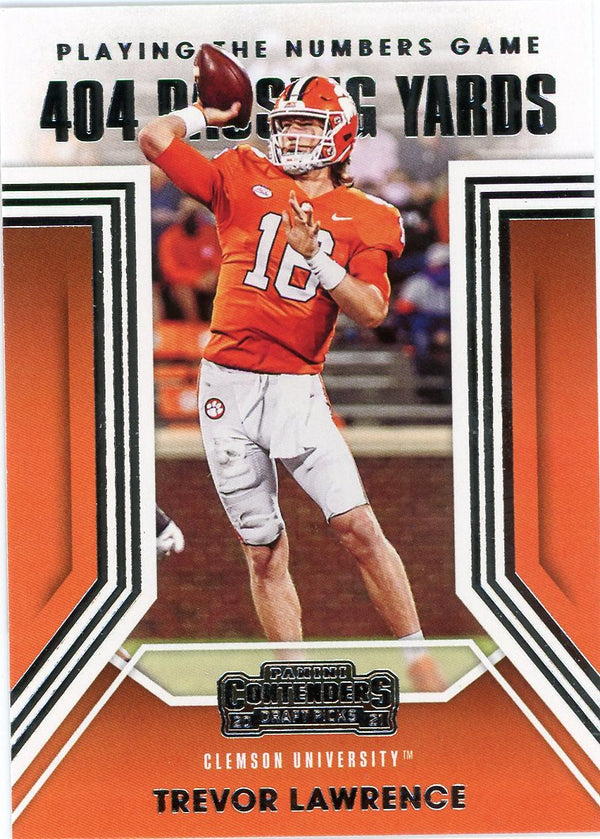 Trevor Lawrence 2021 Panini Contenders Draft Picks Rookie Card