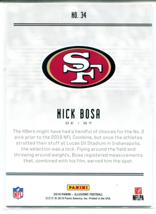 Nick Bosa 2019 Illusions Rookie Card
