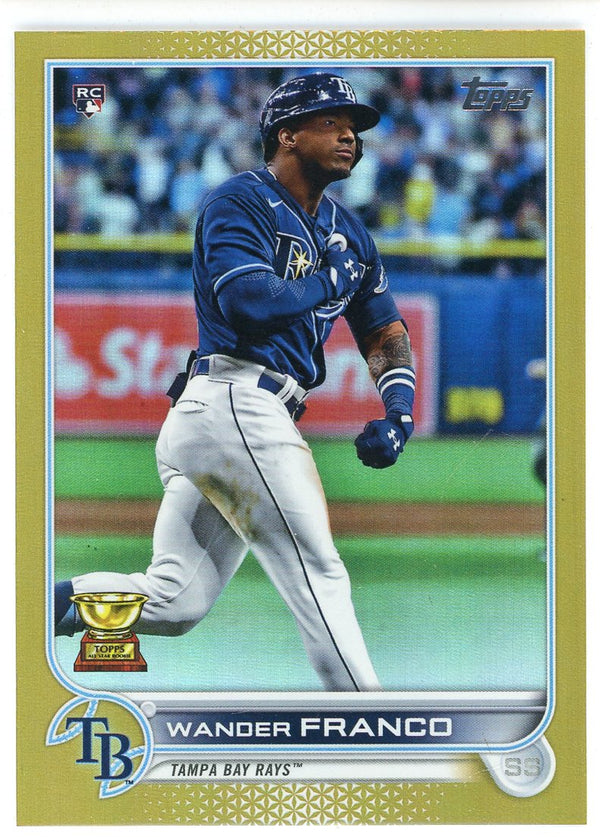 Wander Franco 2022 Topps Series One Gold Foil Rookie Card #215