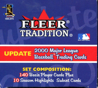 2000 Fleer Tradition Baseball Update Set