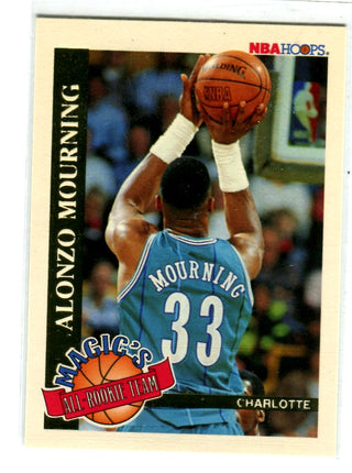 Alonzo Mourning 1993 NBA Hoops #2 Magic`s All-Rookie Team