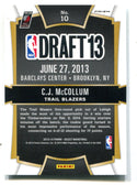 C.J. McCollum 2013 Panini Select Draft Selections Silver Prizm #10 Card