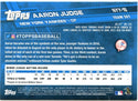 Aaron Judge Topps 2017 Rookie Card #NYY-16