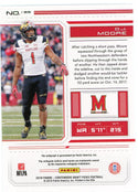 DJ Moore 2018 Panini Contenders Draft Picks Autographed Rookie Card