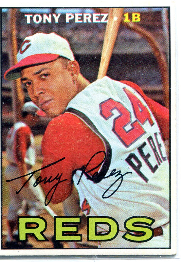 Tony Perez 1967 Topps Unsigned Card