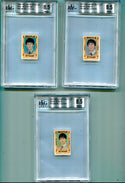 1964 Hallmark Beatles Beckett Graded Card Set Lot (5 Cards Graded 8.5 NM)