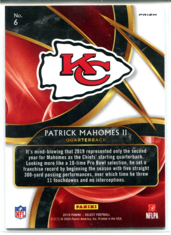 Patrick Mahomes 2019 Select Card