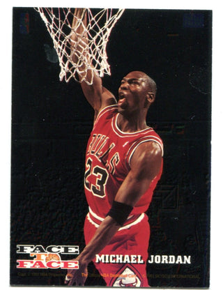 Michael Jordan/Harold Miner 1993 Skybox NBA Hoops Face to Face Card