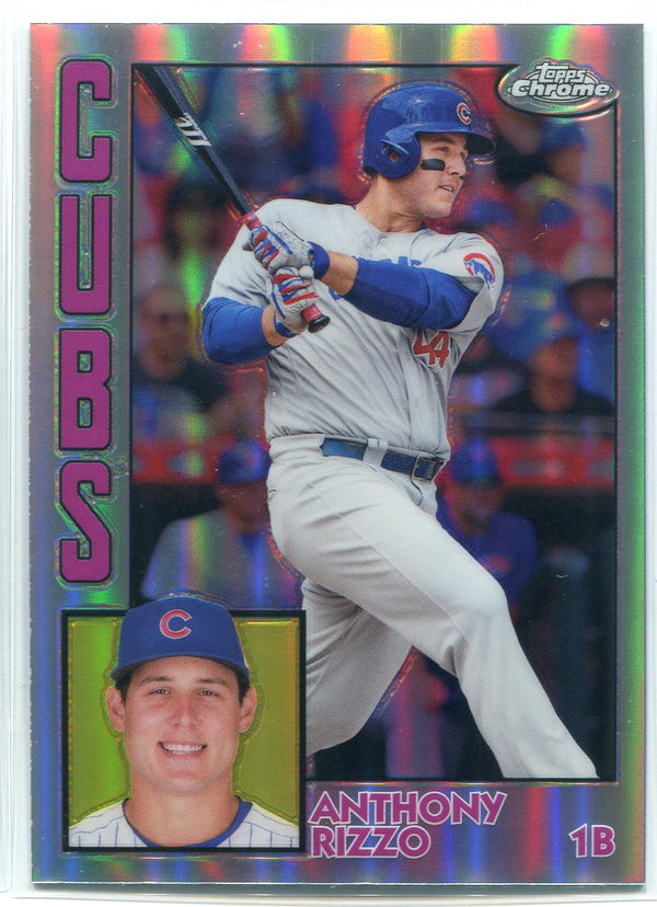 Anthony Rizzo 2019 Topps Chrome Refractor Insert Card