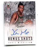 Khris Middleton 2013-14 Panini Prestige #18 Bonus Shots Auto Card