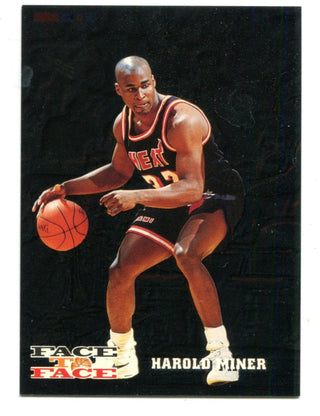 Michael Jordan/Harold Miner 1993 Skybox NBA Hoops Face to Face Card
