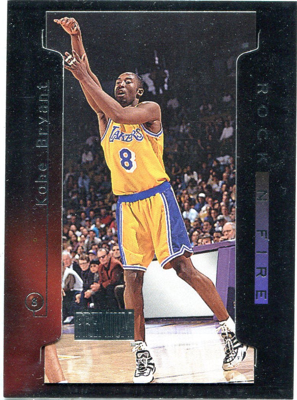 Kobe Bryant 1997 Skybox Rock N Fire Unsigned Card