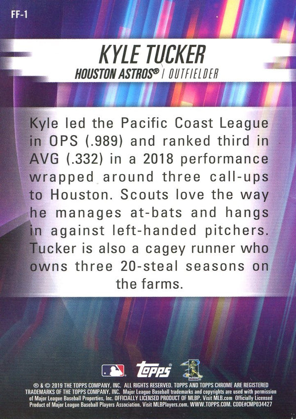 Kyle Tucker 2019 Topps Chrome Rookie Card