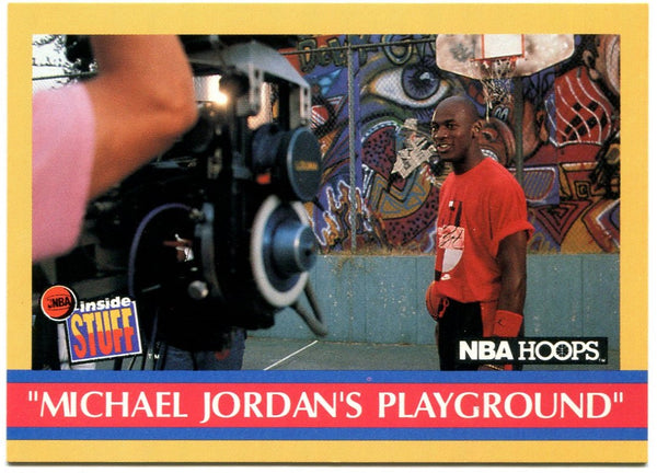 Michael Jordan "Michael Jordan's Playground" NBA Hoops 1990