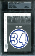 Nolan Ryan Famous Fabrics First Edition #3/9
