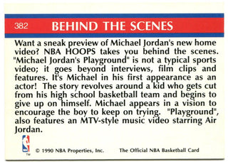 Michael Jordan "Michael Jordan's Playground" NBA Hoops 1990