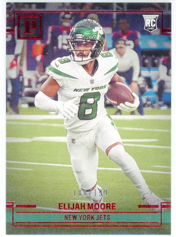 Elijah Moore 2021 Panini Chronicles Rookie Card #PA-30