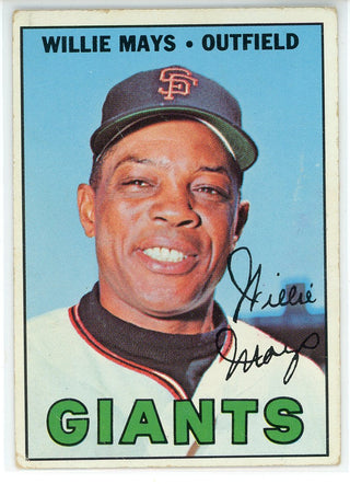Willie Mays 1967 Topps Card #200