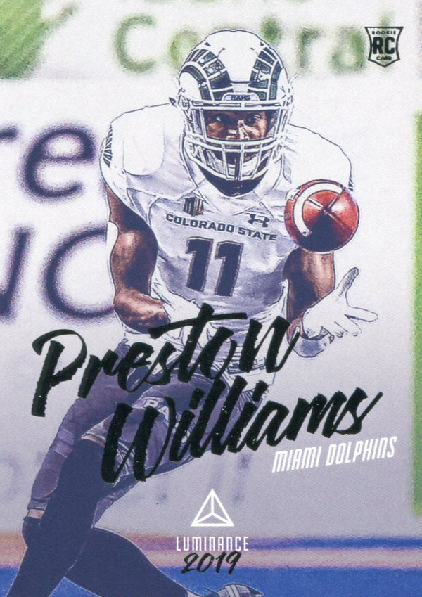 Preston Williams 2019 Panini Luminance Rookie Card