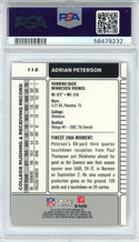 Adrian Peterson 2007 Topps Finest Rookie Card #112 (PSA)