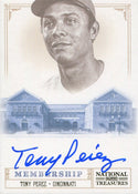 Tony Perez Autographed 2012 Panini National Treasures
