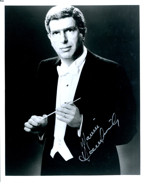 Marvin Hamlisch Autographed B&W 8x10 Photo